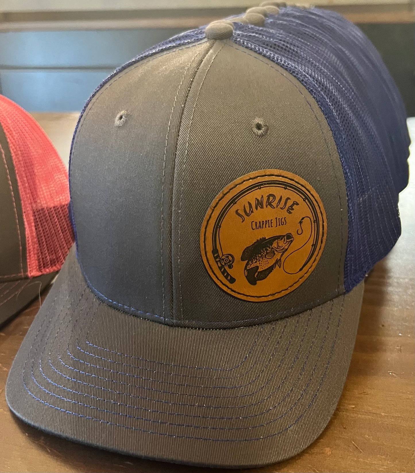 Custom Yupoong 6606 Leather Patch Hats