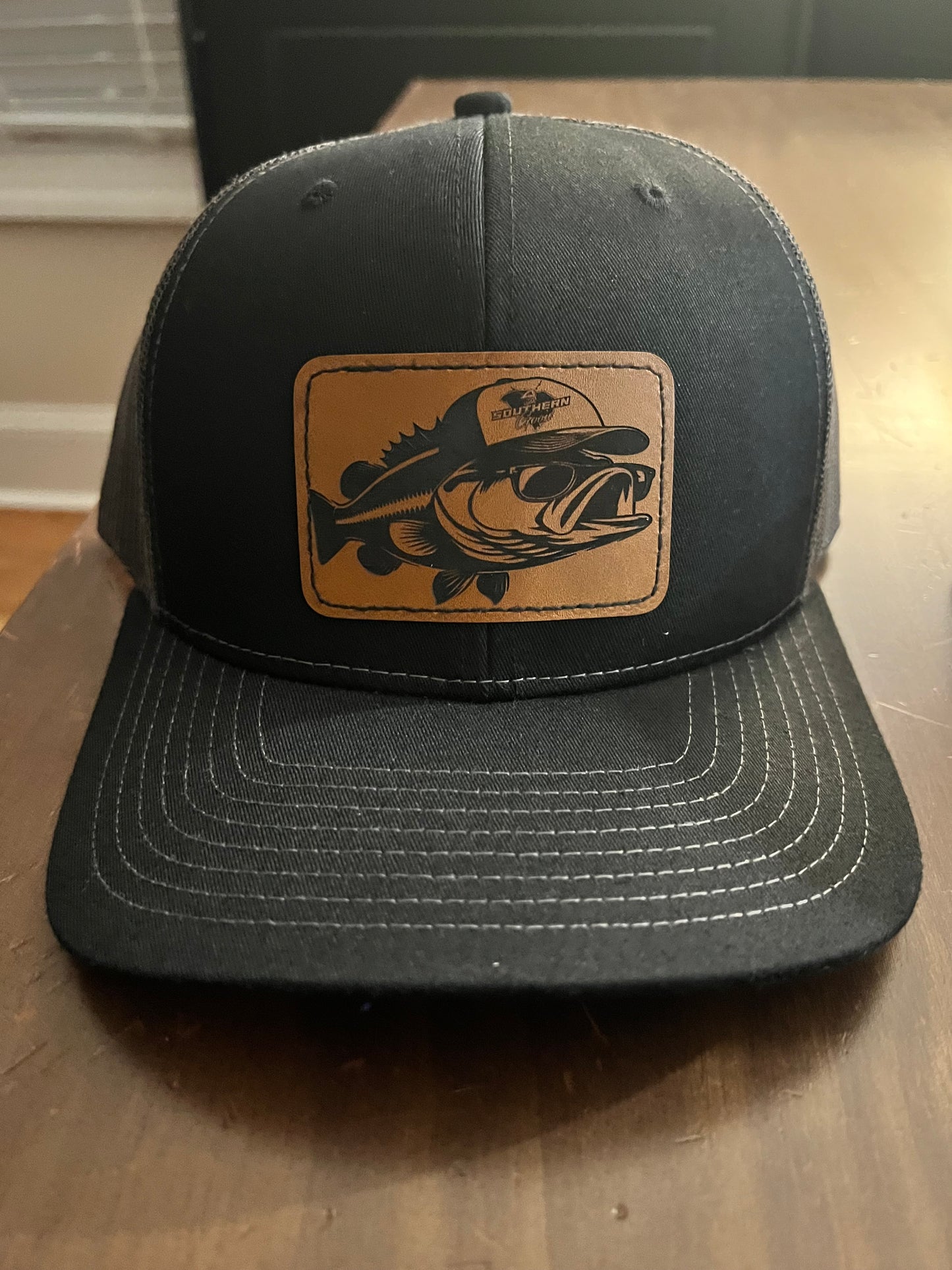 Billy Bass Leather Patch Mesh Trucker Hat