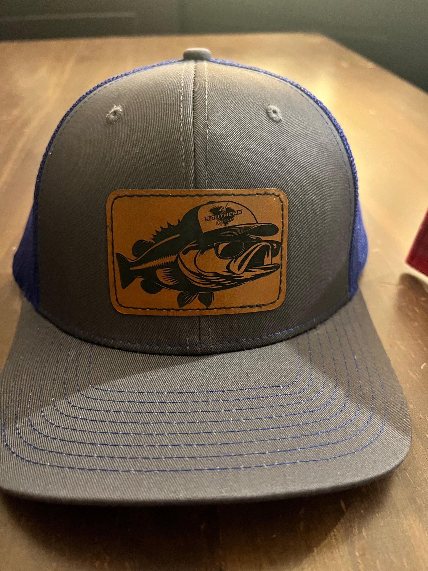 Billy Bass Leather Patch Mesh Trucker Hat