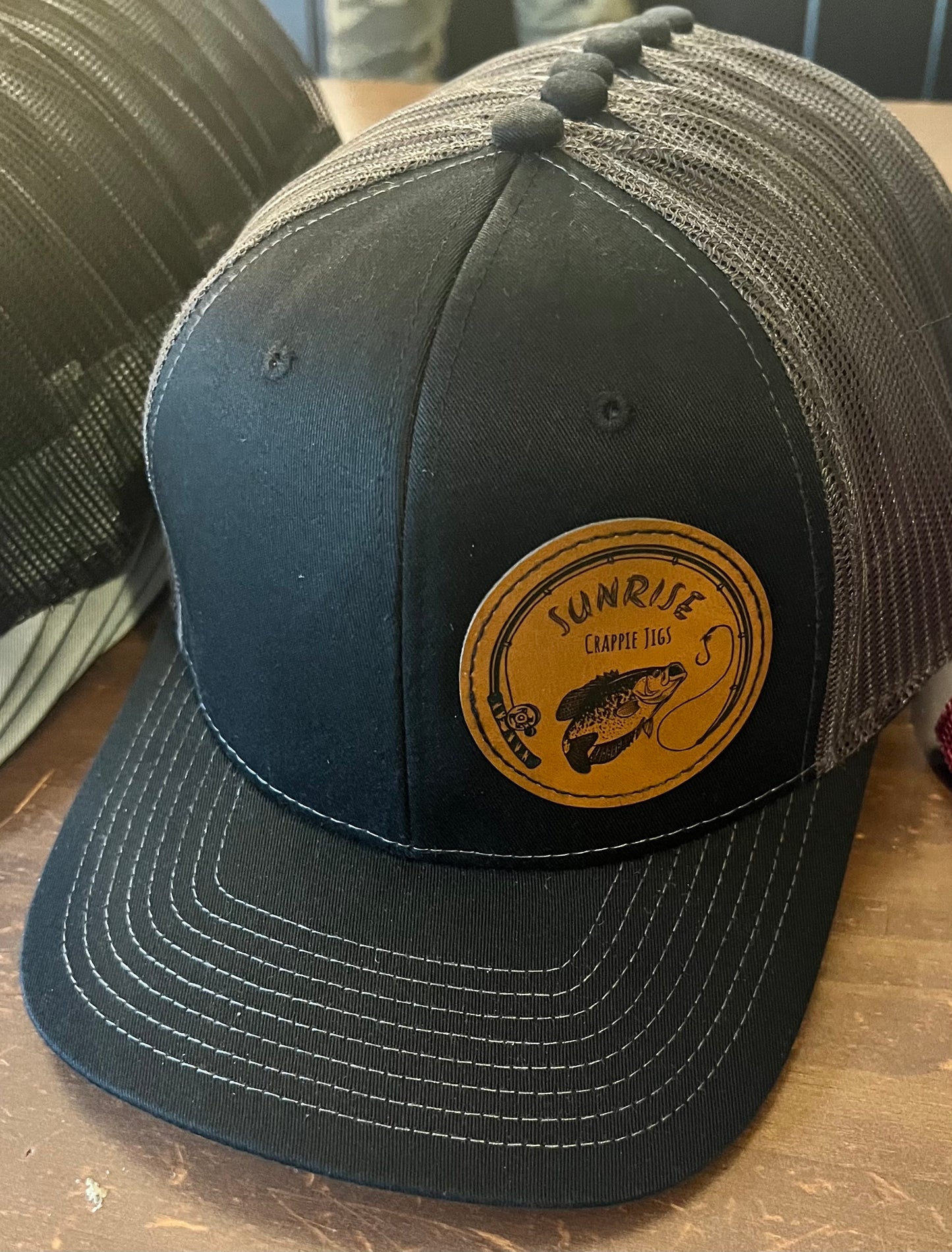 Custom Yupoong 6606 Leather Patch Hats